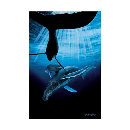 Trademark Fine Art Dann Spider Warren 'Gentle Giants' Canvas Art, 16x24 ALI46657-C1624GG